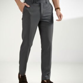 Quần Âu Xám Classic Fit